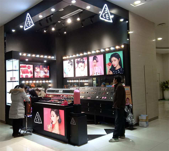化妆品展柜定做 化妆品展柜定做