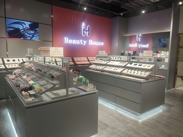 不锈钢化妆品展柜 不锈钢化妆品展柜