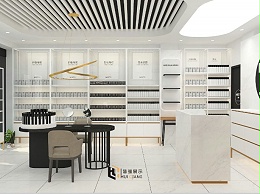 对于化妆品展示柜色彩的选择